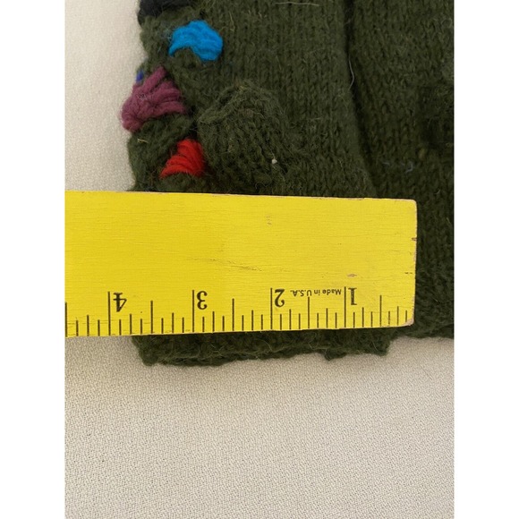 Earthbound Trading Co. Wool Fingerless Gloves, Knit in Nepal, Fleece Lined, NWT. - Picture 9 of 9